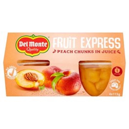 Picture of DEL MONTE PEACHES CHUNKS 4*113GR